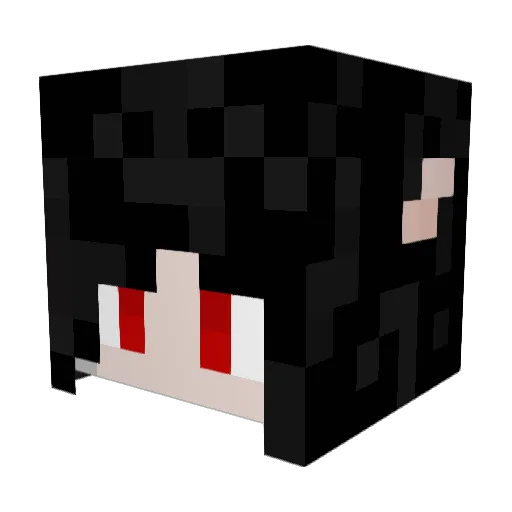 PLAY_29 Minecraft avatar head, 3D render
