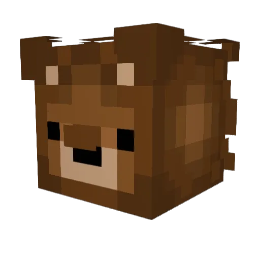 PLAYiAMtissue Minecraft avatar head, 3D render