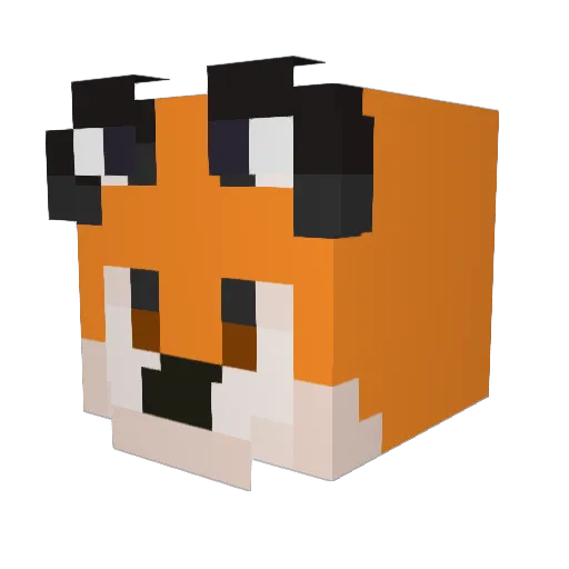 PLEON2018 Minecraft avatar head, 3D render
