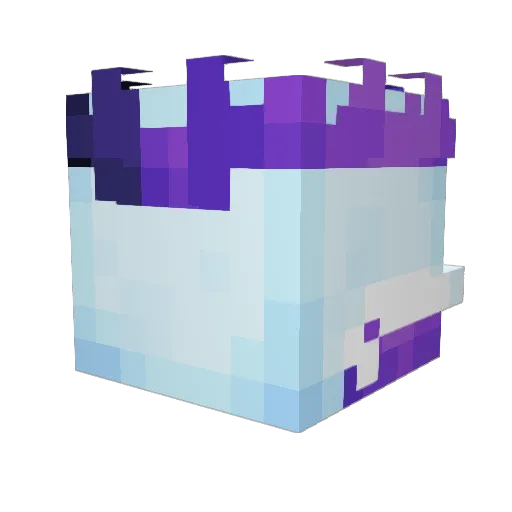 PLUMQUN Minecraft avatar head, 3D render