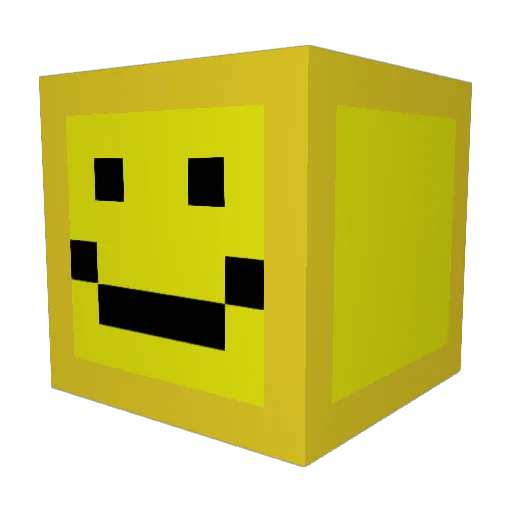 PLUTOJON Minecraft avatar head, 3D render