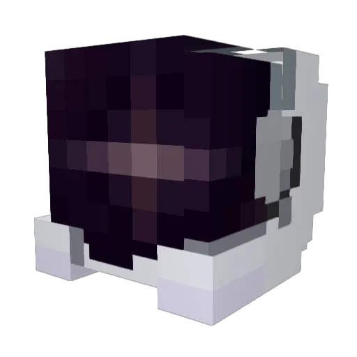 PLUTO_09 Minecraft avatar head, 3D render