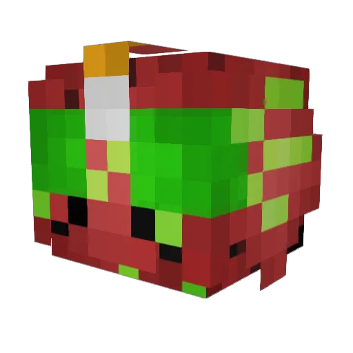 PLZletMEgo Minecraft avatar head, 3D render