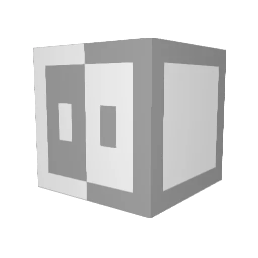 PLainon Minecraft avatar head, 3D render