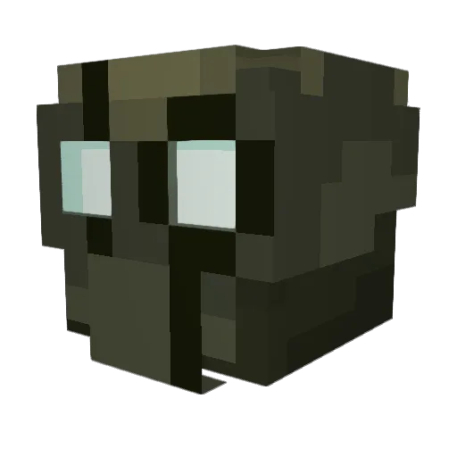 PLogusPL Minecraft avatar head, 3D render