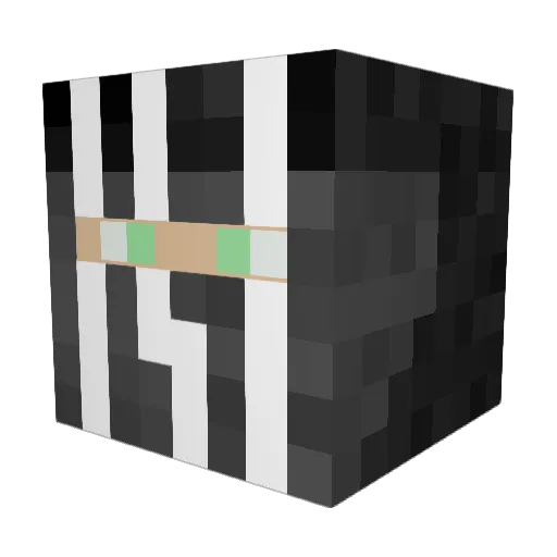 PMK1WC Minecraft avatar head, 3D render