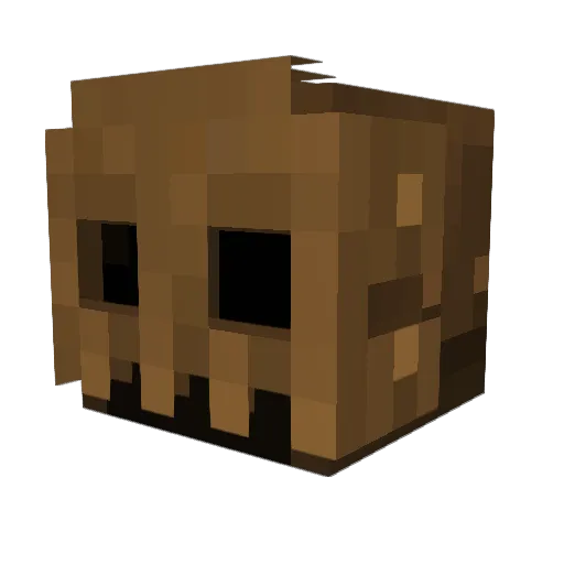 PMate633 Minecraft avatar head, 3D render