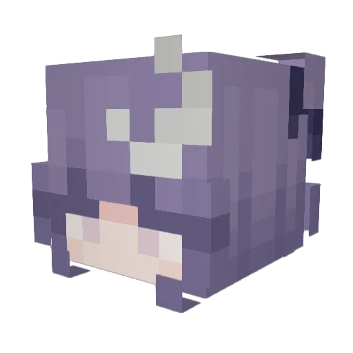 PMdu882 Minecraft avatar head, 3D render