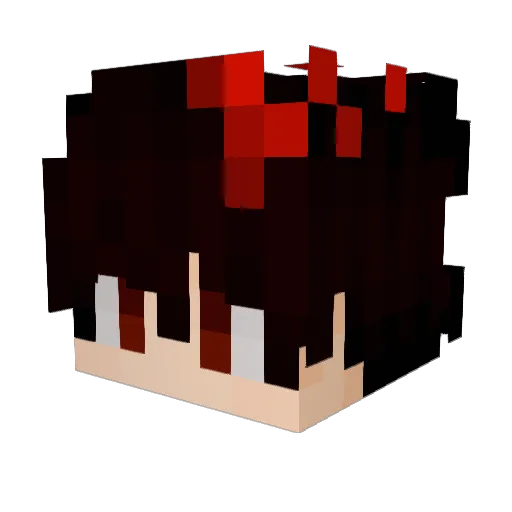 PMisDream Minecraft avatar head, 3D render
