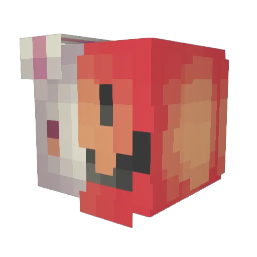 PNikit959 Minecraft avatar head, 3D render