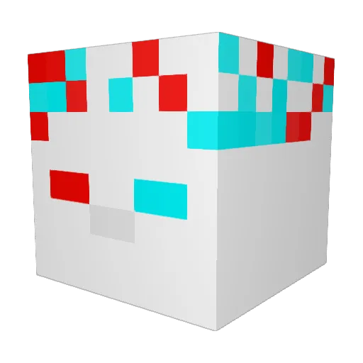 POKEsage Minecraft avatar head, 3D render