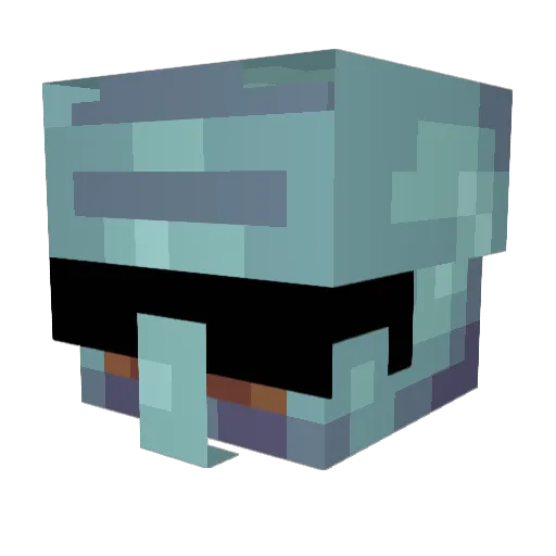POLARGaming33 Minecraft avatar head, 3D render