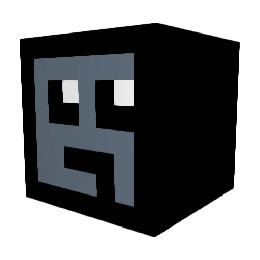 POLEW Minecraft avatar head, 3D render