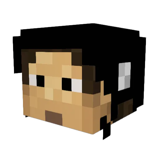 POLO_BOY_MSU Minecraft avatar head, 3D render