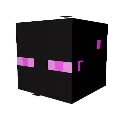 PONYObl Minecraft avatar head, 3D render