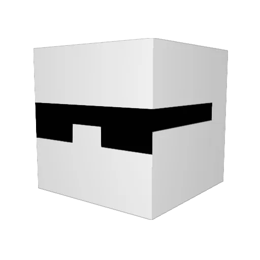 POOKIEAMYDUELS Minecraft avatar head, 3D render