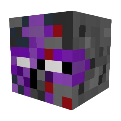POOPERROO Minecraft avatar head, 3D render