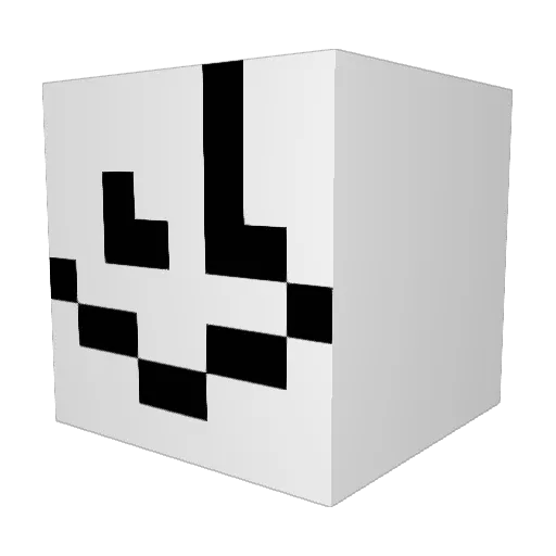 POTATO13254 Minecraft avatar head, 3D render
