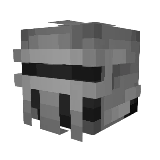 POTATOHANNES Minecraft avatar head, 3D render