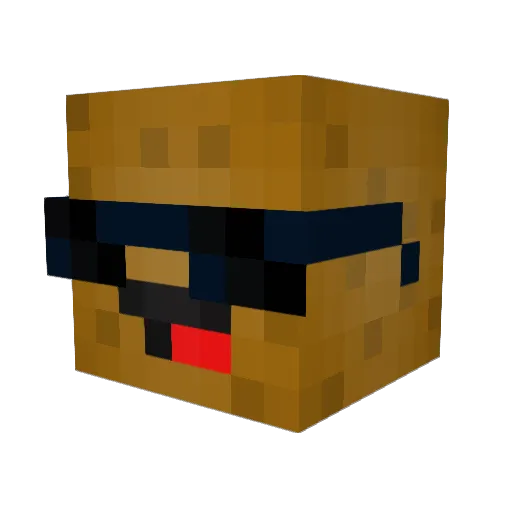 POTATOMAN152 Minecraft avatar head, 3D render