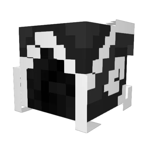 POTATO__CULTIST Minecraft avatar head, 3D render