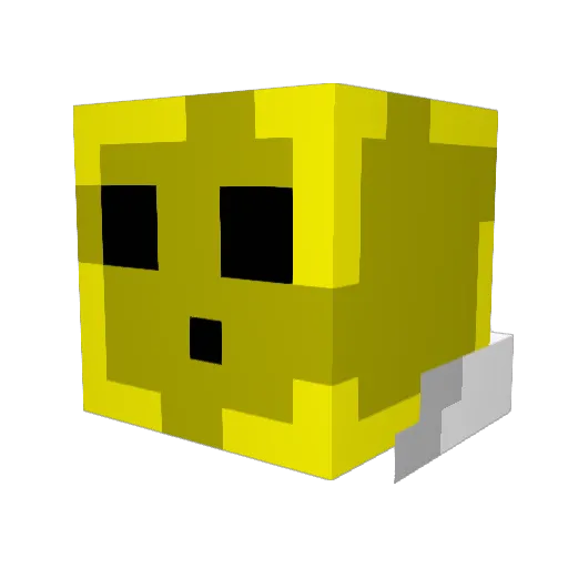 POTEZNYDOMlNATOR Minecraft avatar head, 3D render