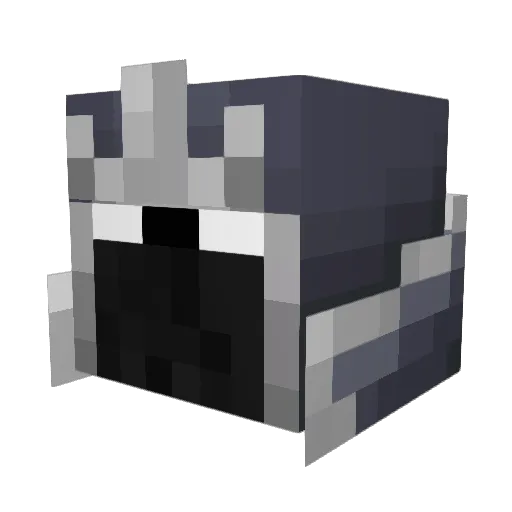 POTIONMATERIALS Minecraft avatar head, 3D render