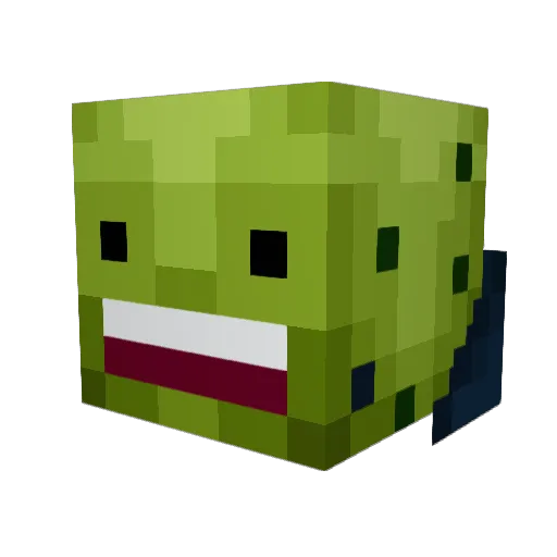 POTOCONCACA Minecraft avatar head, 3D render
