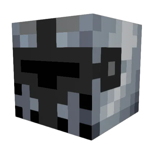 POTUS2052 Minecraft avatar head, 3D render