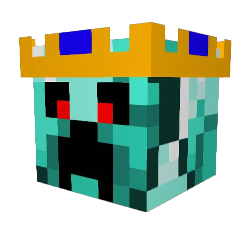 POWERLEGENDGOD Minecraft avatar head, 3D render
