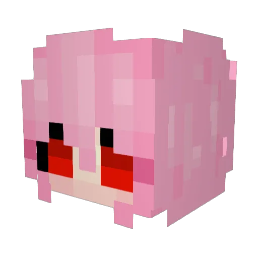 POWEROFALLAH Minecraft avatar head, 3D render