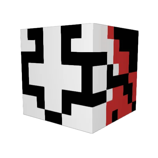 POWREDYT Minecraft avatar head, 3D render