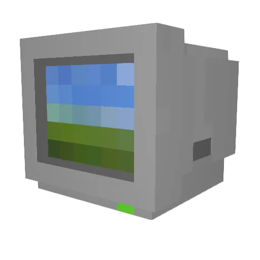 PP3999 Minecraft avatar head, 3D render