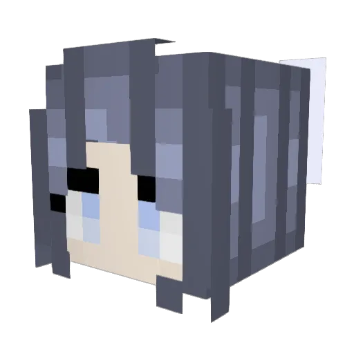 PPAIYUMI Minecraft avatar head, 3D render