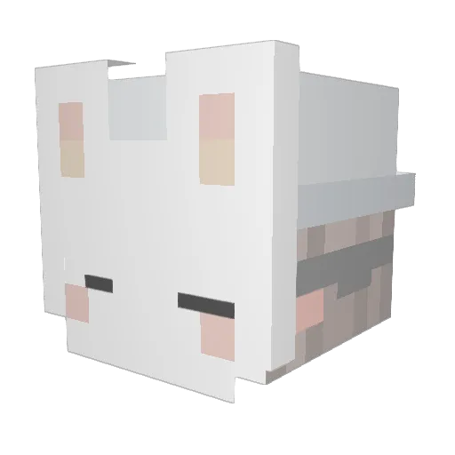 PPEz Minecraft avatar head, 3D render