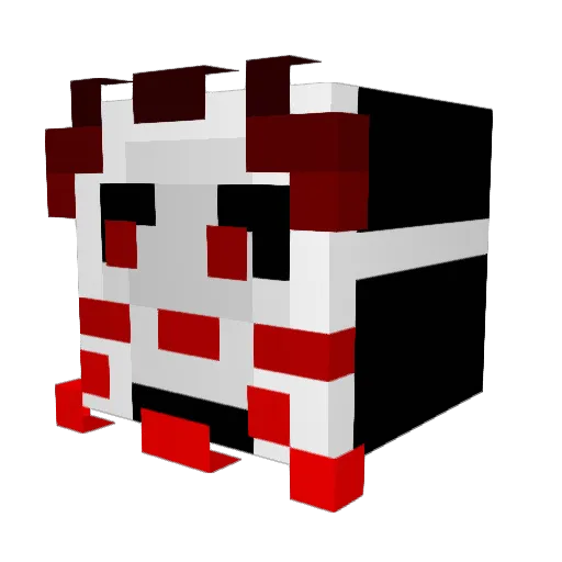 PPFDS Minecraft avatar head, 3D render