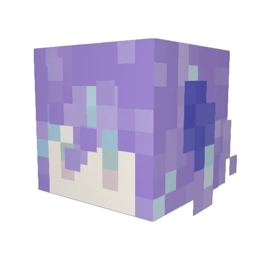 PPPeron_Lau Minecraft avatar head, 3D render