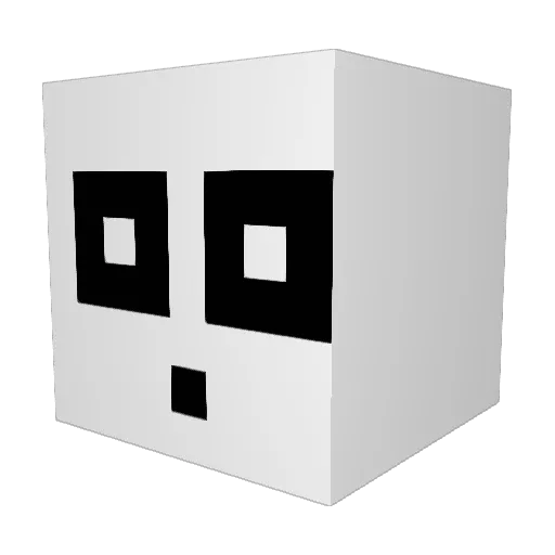 PParty254 Minecraft avatar head, 3D render