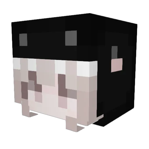PPeazh Minecraft avatar head, 3D render