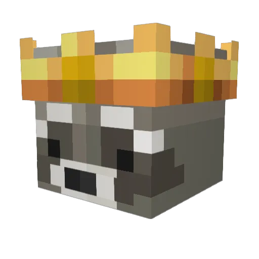 PPimpsterKing Minecraft avatar head, 3D render
