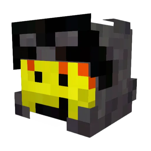 PPski Minecraft avatar head, 3D render