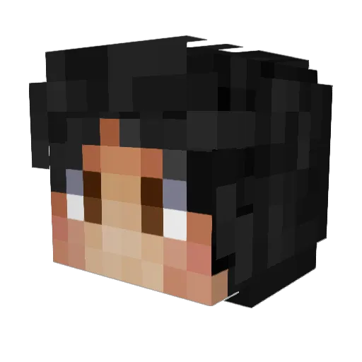 PPswagger Minecraft avatar head, 3D render