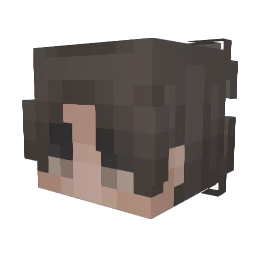 PR0BY Minecraft avatar head, 3D render