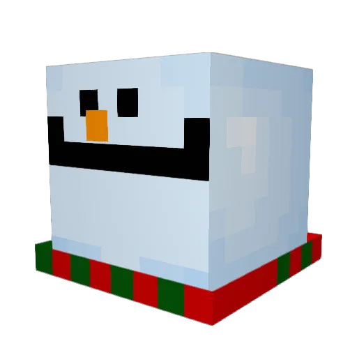 PR0CuR4D0 Minecraft avatar head, 3D render