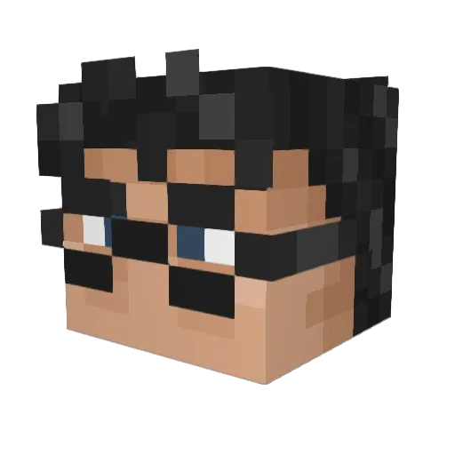 PR0VETHYSELF Minecraft avatar head, 3D render