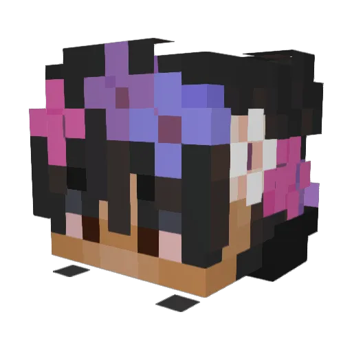 PR1ZMA_S1EGE Minecraft avatar head, 3D render