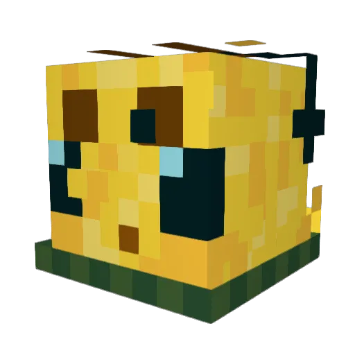 PR1ZMv Minecraft avatar head, 3D render