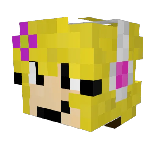PRANKBROFABIAN Minecraft avatar head, 3D render