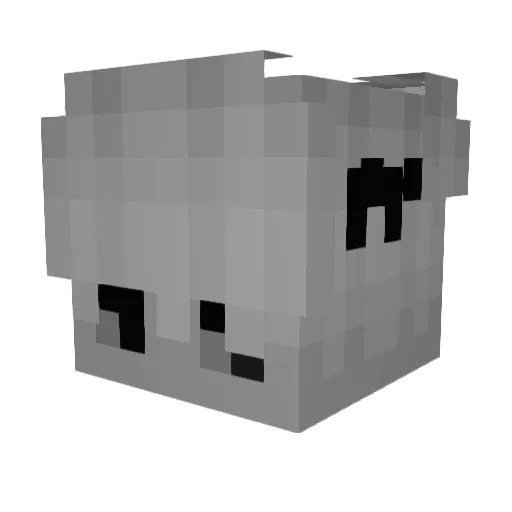 PRANKBROSVETO Minecraft avatar head, 3D render