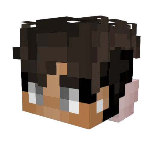 PRIME_Lions Minecraft avatar head, 3D render